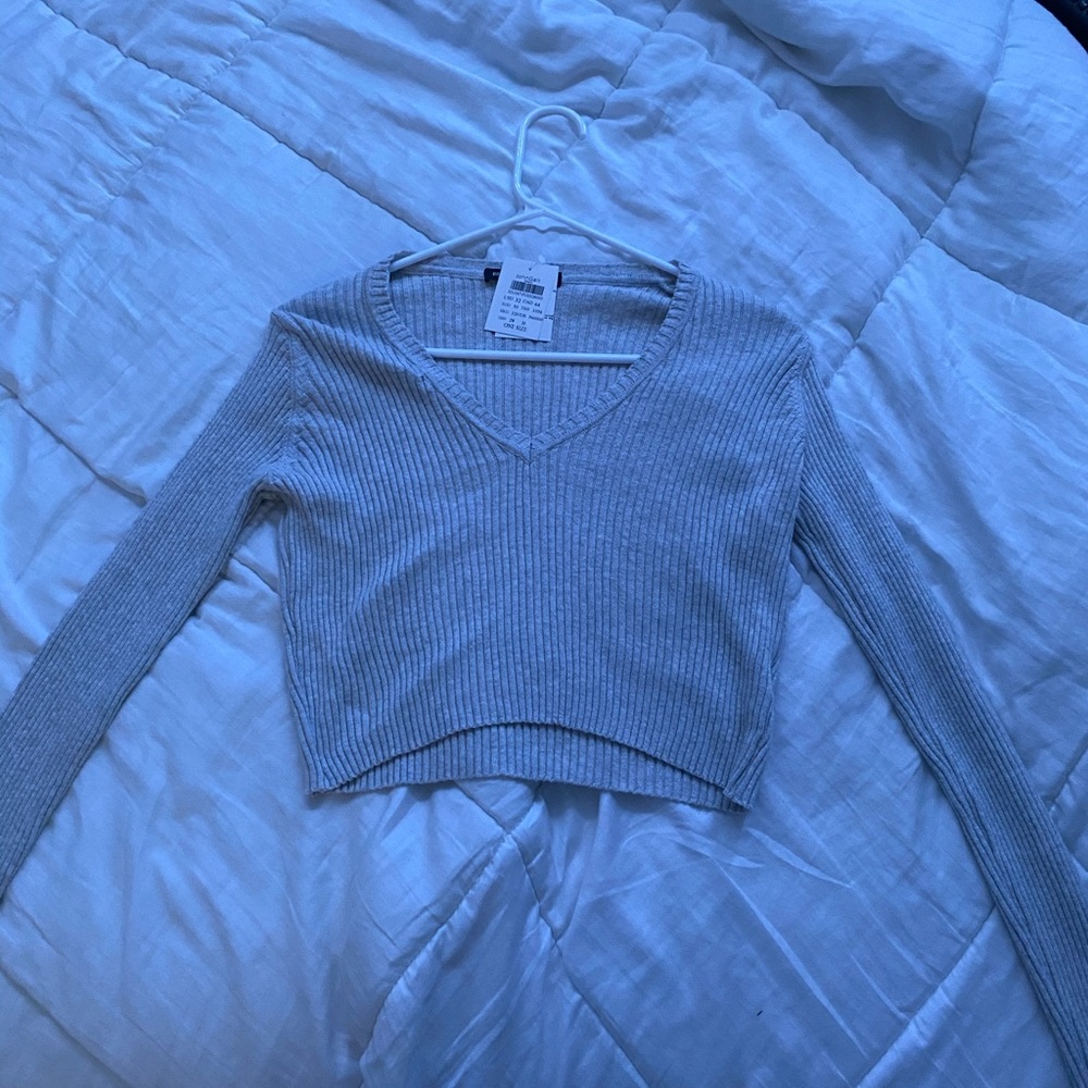Grey brandy Melville sweater